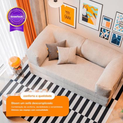 Sofá Cama Bloom Retrátil e modular Sofá na Caixa Imagem de Sofá Cama Bloom Retrátil e modular Sofá na Caixa