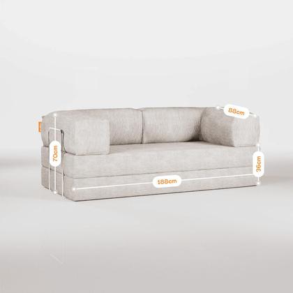 Sofá Cama Bloom Retrátil e modular Sofá na Caixa Imagem de Sofá Cama Bloom Retrátil e modular Sofá na Caixa
