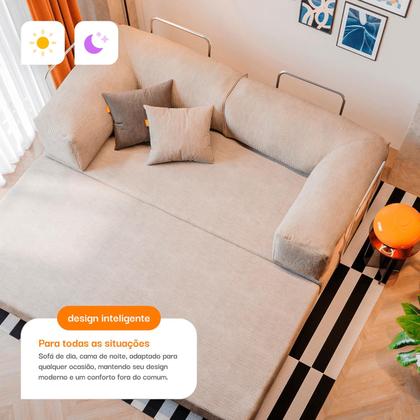 Sofá Cama Bloom Retrátil e modular Sofá na Caixa Imagem de Sofá Cama Bloom Retrátil e modular Sofá na Caixa