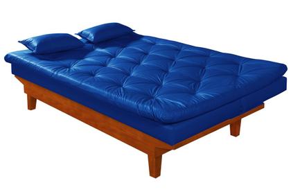 Imagem de Sofa Cama Caribe em Material Sintético Essencial Estofados