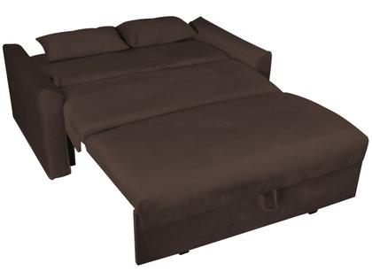 Sofá-cama Casal 2 Lugares com Baú Reclinável Veludo Matrix Cristal Imagem de Sofá-cama Casal 2 Lugares com Baú Reclinável Veludo Matrix Cristal