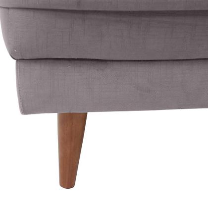 Imagem de Sofá-Cama Casal 3 Lugares Anitta Suede Cinza