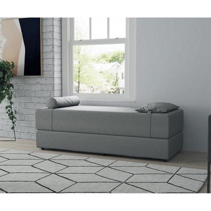 Imagem de Sofá-Cama Casal 3 Lugares Cecília Linho Cinza