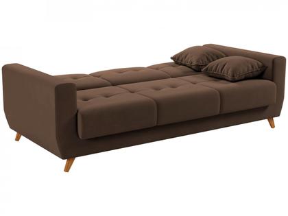 Imagem de Sofá-cama Casal 3 Lugares com Baú Reclinável Veludo Matrix Pâmela