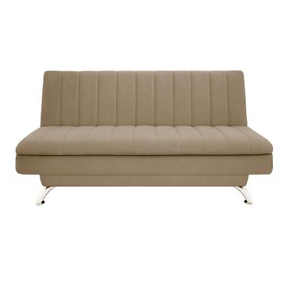 Imagem de Sofá-Cama Casal 3 Lugares Paiva Suede Bege