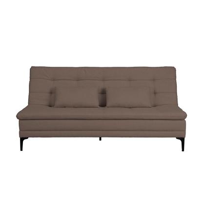 Imagem de Sofá-Cama Casal 3 Lugares Prince Linho Marrom