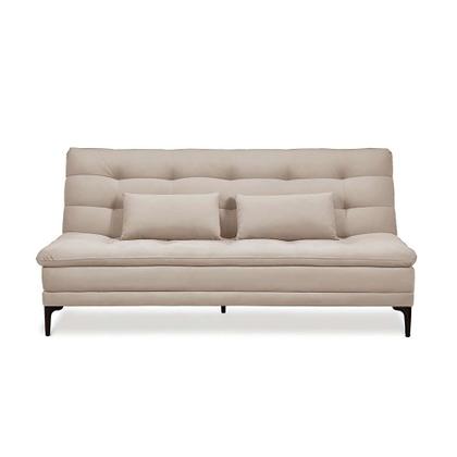 Sofá-Cama Casal 3 Lugares Prince Suede Bege - Mobly Imagem de Sofá-Cama Casal 3 Lugares Prince Suede Bege