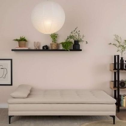 Sofá-Cama Casal 3 Lugares Prince Suede Bege - Mobly Imagem de Sofá-Cama Casal 3 Lugares Prince Suede Bege