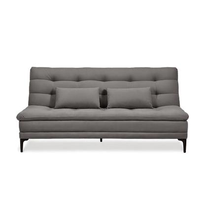 Imagem de Sofá-Cama Casal 3 Lugares Prince Suede Cinza