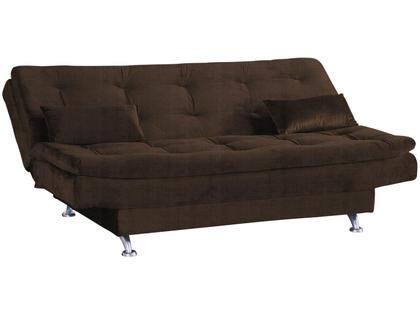 Sofá-cama Casal 3 Lugares Reclinável Veludo Light Matrix Salomé Imagem de Sofá-cama Casal 3 Lugares Reclinável Veludo Light Matrix Salomé
