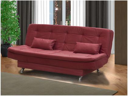 Sofá-cama Casal 3 Lugares Reclinável Veludo Light Matrix Salomé Imagem de Sofá-cama Casal 3 Lugares Reclinável Veludo Light Matrix Salomé