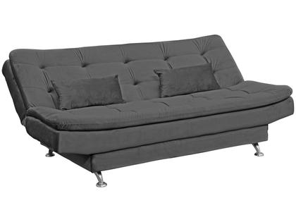 Sofá-cama Casal 3 Lugares Reclinável Veludo Light Matrix Salomé Imagem de Sofá-cama Casal 3 Lugares Reclinável Veludo Light Matrix Salomé