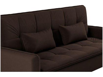 Imagem de Sofá-cama Casal 3 Lugares Reclinável Veludo