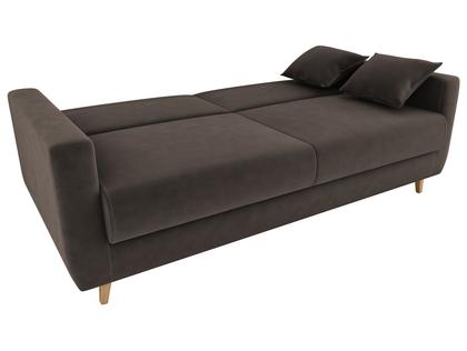 Imagem de Sofá-cama Casal 3 Lugares Reclinável Veludo Matrix Emília