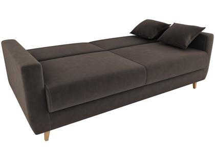 Imagem de Sofá-cama Casal 3 Lugares Reclinável Veludo Matrix Emília
