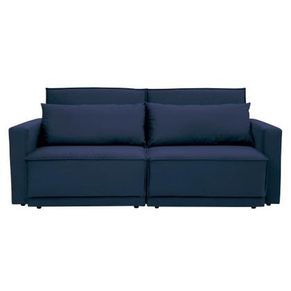 Sofá-Cama Casal 3 Lugares Retrátil e Reclinável Aspen Suede Azul Petróleo - Mobly Imagem de Sofá-Cama Casal 3 Lugares Retrátil e Reclinável Aspen Suede Azul Petróleo