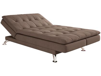 Sofá-cama Casal 3 Lugares Suede Linoforte Jade A2 Imagem de Sofá-cama Casal 3 Lugares Suede Linoforte Jade A2