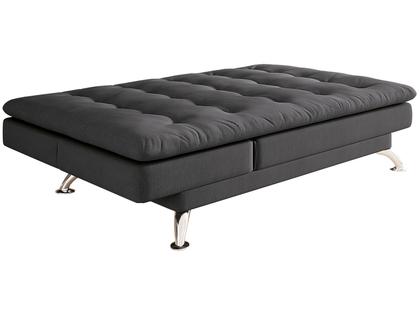 Sofá-cama Casal 3 Lugares Suede Linoforte Jade A2 Imagem de Sofá-cama Casal 3 Lugares Suede Linoforte Jade A2