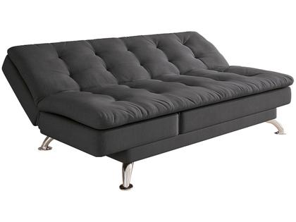Sofá-cama Casal 3 Lugares Suede Linoforte Jade A2 Imagem de Sofá-cama Casal 3 Lugares Suede Linoforte Jade A2