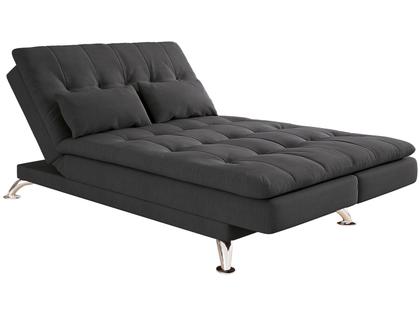 Sofá-cama Casal 3 Lugares Suede Linoforte Jade A2 Imagem de Sofá-cama Casal 3 Lugares Suede Linoforte Jade A2