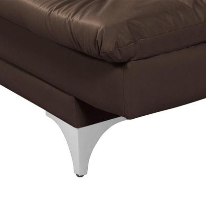 Sofá-Cama Casal 3 Lugares Versátil material sintético Tabaco - Império Estofados Imagem de Sofá-Cama Casal 3 Lugares Versátil material sintético Tabaco
