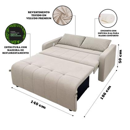 Sofá Cama Casal Amora New 3 Lugares Reclinável Com Almofadas Luxo Em Veludo Cinza Premium - KAZAMOV Imagem de Sofá Cama Casal Amora New 3 Lugares Reclinável Com Almofadas Luxo Em Veludo Cinza Premium