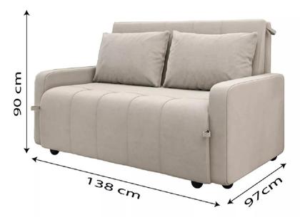 Sofá Cama Casal Amora New 3 Lugares Reclinável Com Almofadas Luxo Em Veludo Cinza Premium - KAZAMOV Imagem de Sofá Cama Casal Amora New 3 Lugares Reclinável Com Almofadas Luxo Em Veludo Cinza Premium