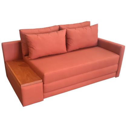 Imagem de Sofá Cama Casal com Tampo Lateral Esquerdo Tecido Impermeável Acquablock