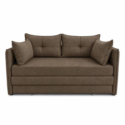 Imagem de Sofá Cama Casal para Sala de Estar 02 Lugares 167cm Madri Yescasa Marrom Castor