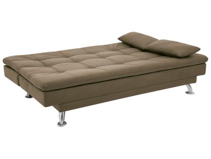 Imagem de Sofá-cama Casal Reclinável Suede Linoforte Yasmin