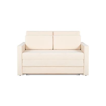 Imagem de Sofá Cama Castor Casal Salerno Max Suede Bege 2 Lugares