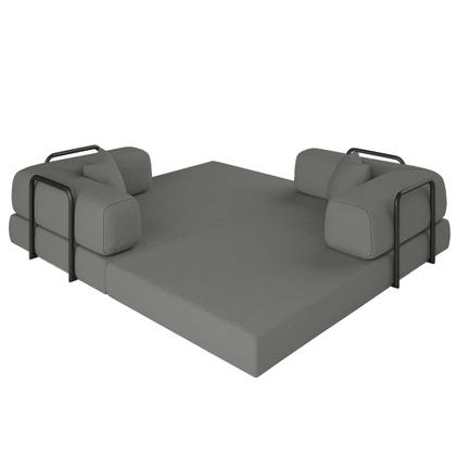 Imagem de Sofá Cama Colchão Casal Compactair Confortável Sala Balaqui