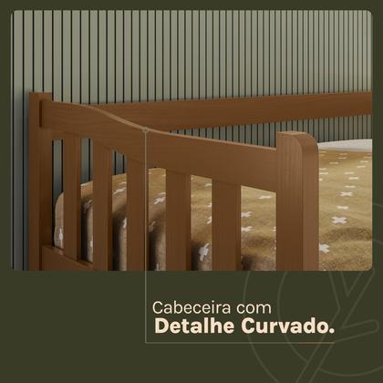 Imagem de Sofá Cama De Madeira Com Cama Auxiliar De Solteiro Woodstore