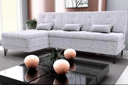 Imagem de Sofá Cama e Chaise 3 lugares 200cm Nice Cinza Matrix