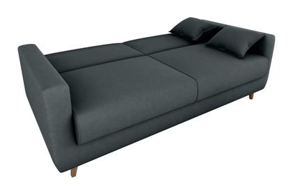 Imagem de Sofá Cama Emilia Veludo Cinza E425 - Matrix