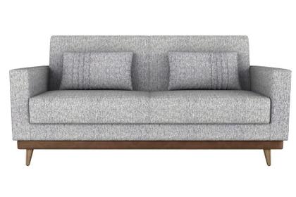Sofá Cama Esther com Almofadas 2 Lugares Linho Matrix Imagem de Sofá Cama Esther com Almofadas 2 Lugares Linho Matrix