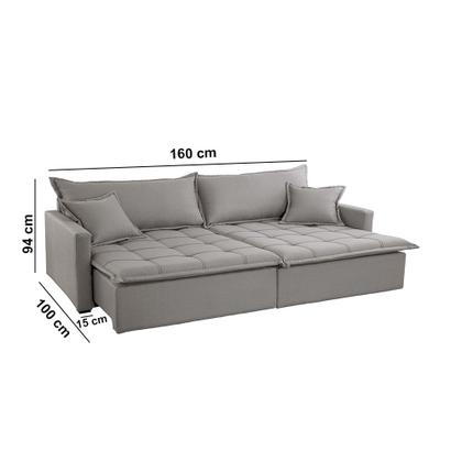 Sofá Cama Flora 02 Módulos de 80cm Br 15cm Meu Sofá Online Imagem de Sofá Cama Flora 02 Módulos de 80cm Br 15cm Meu Sofá Online