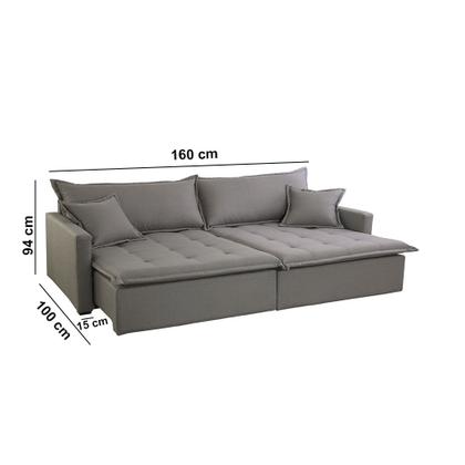 Sofá Cama Flora 02 Módulos de 80cm Br 15cm Meu Sofá Online Imagem de Sofá Cama Flora 02 Módulos de 80cm Br 15cm Meu Sofá Online