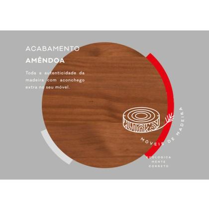 Imagem de Sofá Cama Floro 5 Gavetas e 1 Nicho - Amêndoa