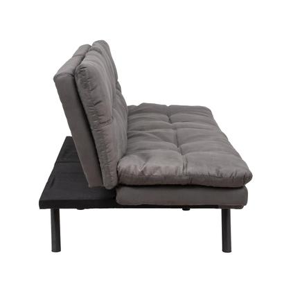 クッション Casanova Sofá 3 Lugares New Passion Suede Cinza