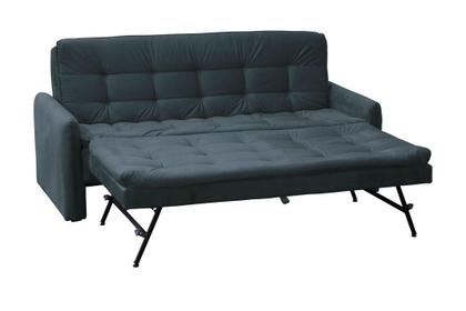 Sofá Cama Reclinável 2 Lugares Madalena Petróleo Matrix - Sofá 2 ...