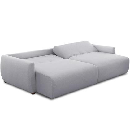 Imagem de Sofá Cama Retrátil 3 Lugares Para Sala de Estar 190cm Sky T03 Linho Cinza - Lyam Decor