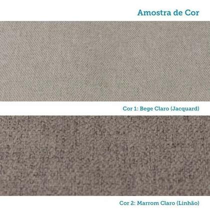 Imagem de Sofá Cama Retrátil e Reclinável 3 Lugares Bipartido 234cm Belmopã Yescasa
