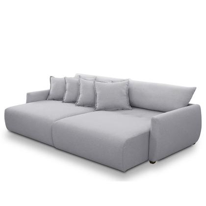 Sofá Cama Sala de Estar Bipartido 210cm Reclinável Retrátil com Almofadas Caixa Zero Timan Linho Cinza G93 - Gran Belo Imagem de Sofá Cama Sala de Estar Bipartido 210cm Reclinável Retrátil com Almofadas Caixa Zero Timan Linho Cinza G93 - Gran Belo