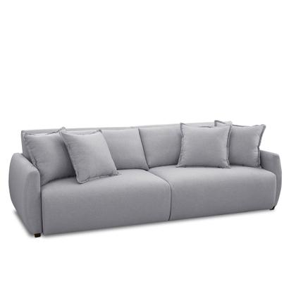 Sofá Cama Sala de Estar Bipartido 210cm Reclinável Retrátil com Almofadas Caixa Zero Timan Linho Cinza G93 - Gran Belo Imagem de Sofá Cama Sala de Estar Bipartido 210cm Reclinável Retrátil com Almofadas Caixa Zero Timan Linho Cinza G93 - Gran Belo