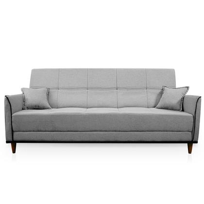 Imagem de Sofá Cama Sérvia 2,00m Cinza Bouclê - King House