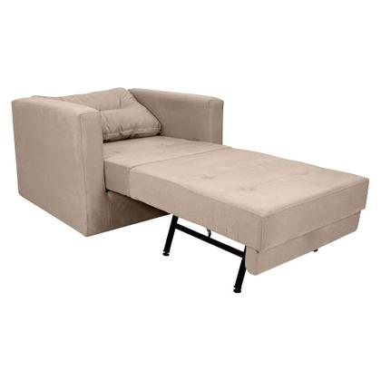 Imagem de Sofá-Cama Solteiro Marisol Suede Bege