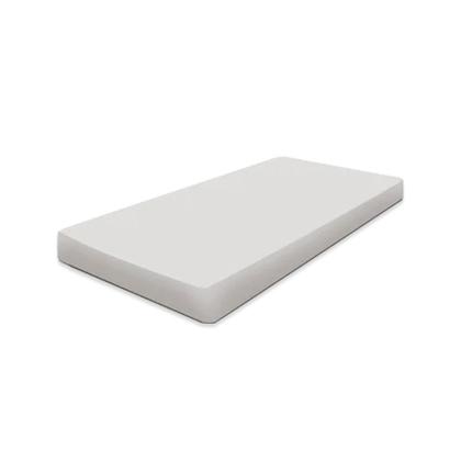 Imagem de Sofá Cama Solteiro Verona Mona Castanho Estofado Capitonê Veludo Bege Acompanha 1 Colchão