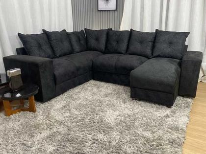 Imagem de Sofá Canto Preto 601 Áustria