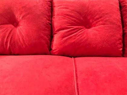 Sofá Canto Vermelho 608 Belo - Alpoim Imagem de Sofá Canto Vermelho 608 Belo